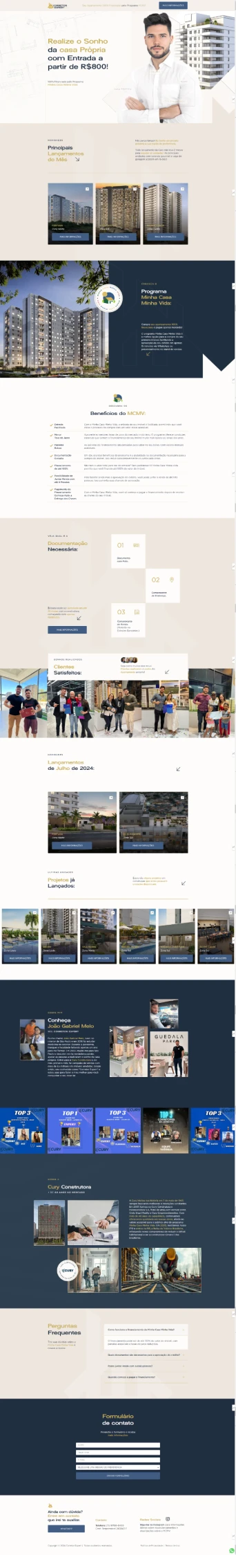 Landing Page Corretor Expert 1