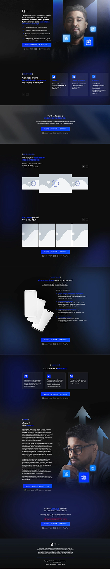 Landing Page Mapa do Ecommerce